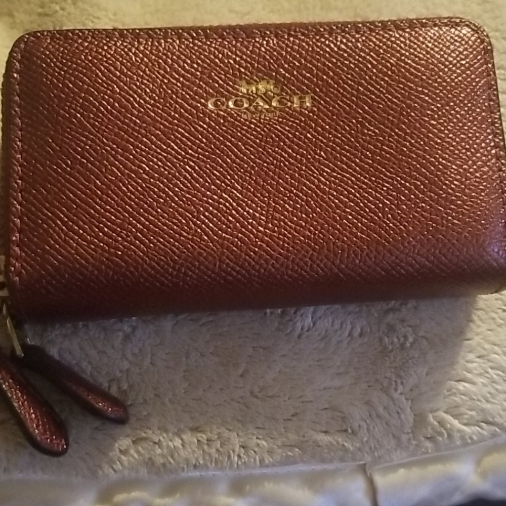 Coach Double Zipper Wallet